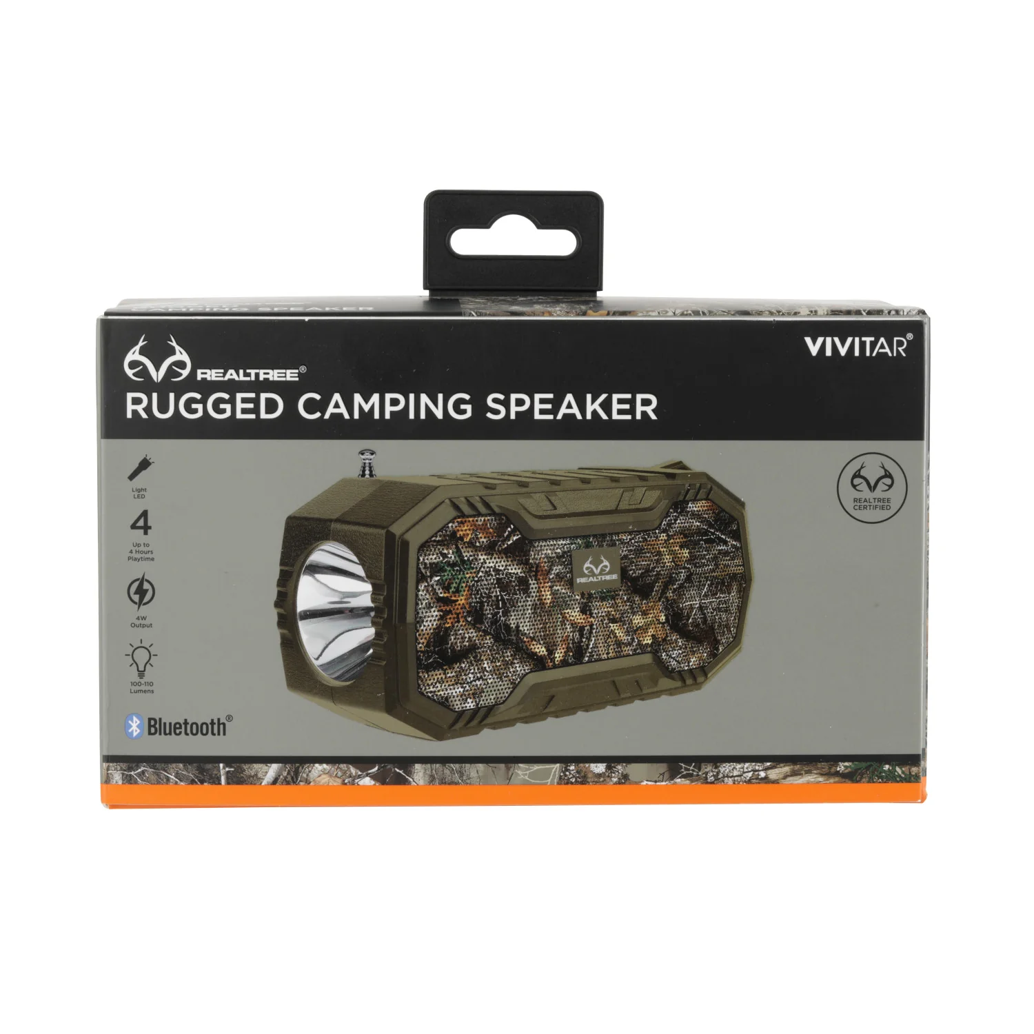 Realtree® Rugged Camping Speaker With Flashlight - Image 5