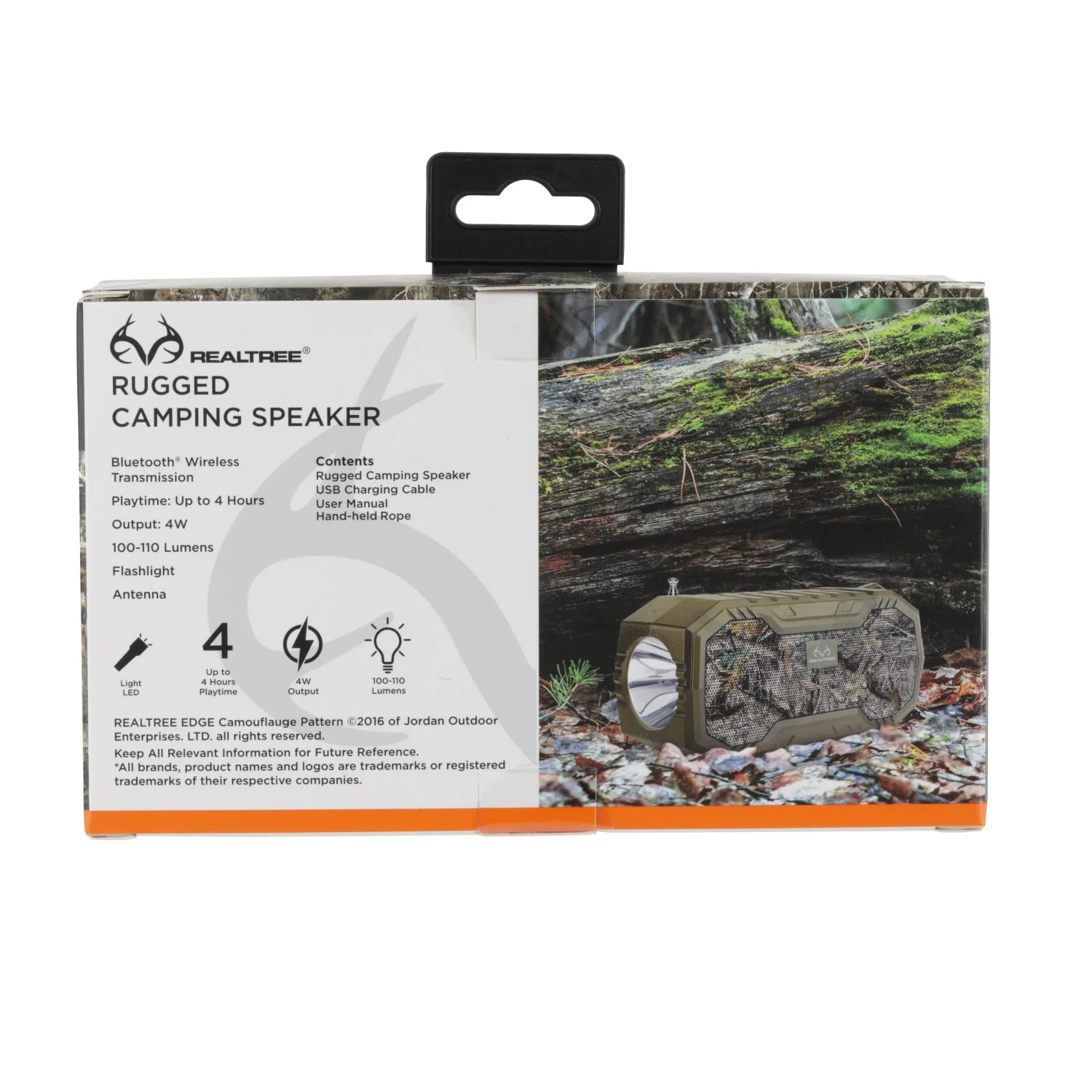 Realtree® Rugged Camping Speaker With Flashlight - Image 6
