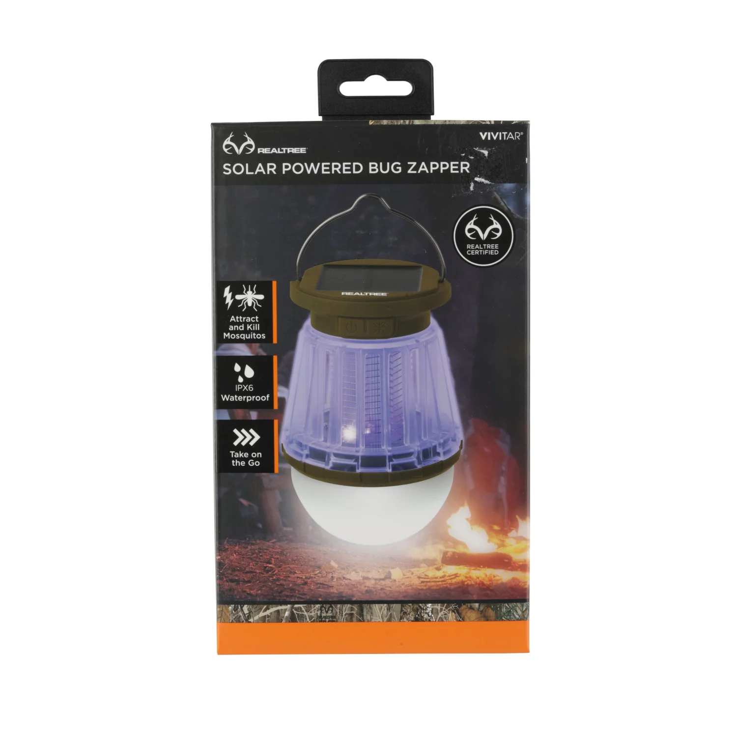 Realtree® Solar Powered Bug Zapper With Speaker - Image 4