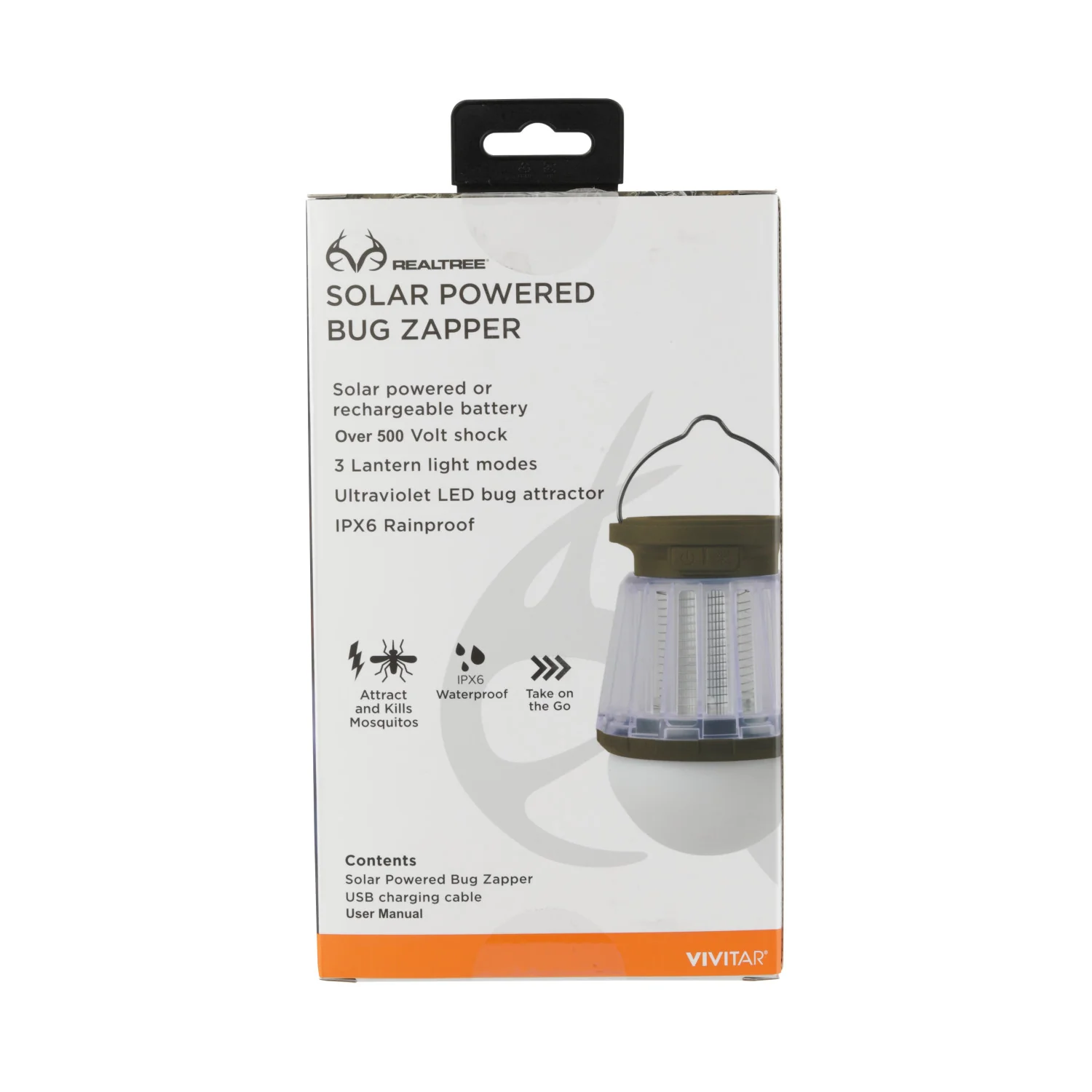 Realtree® Solar Powered Bug Zapper With Speaker - Image 5